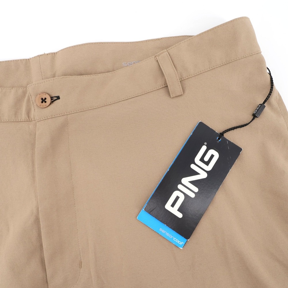 NEW Ping SensorCool Scorecard Golf‎ Pants Tan Mens 38x32 MSRP $70